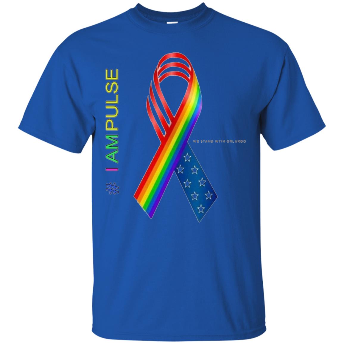 We Stand With Orlando Remembrance Lgbt Shirt Royal