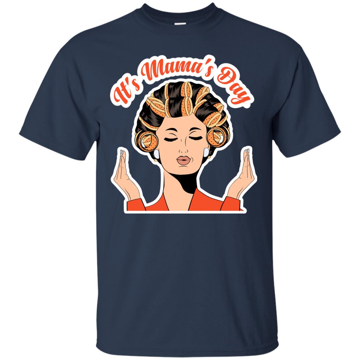 Its Mamas Day Mom Shirt Navy