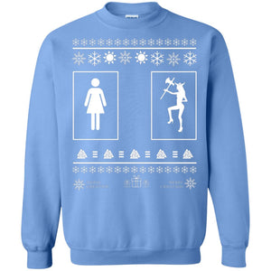 Your Wife And My Wife Valhalla Ugly Christmas Gift Shirt For HusbandG180 Gildan Crewneck Pullover Sweatshirt 8 oz.