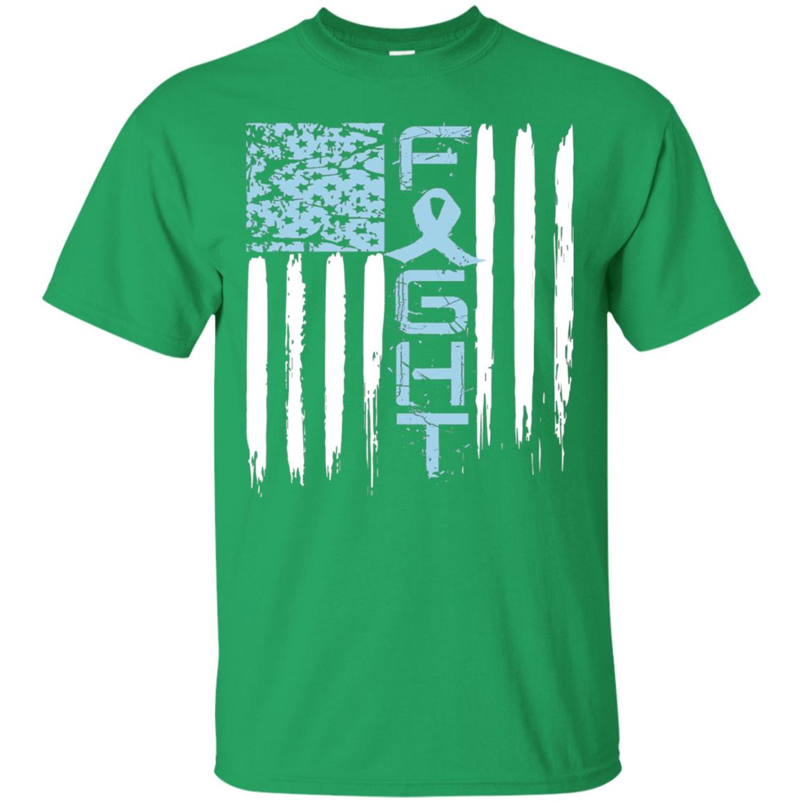 Fight Hope Prostate Cancer Awareness Cancer T-shirt Irish Green