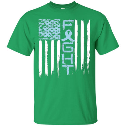 Fight Hope Prostate Cancer Awareness Cancer T-shirt Irish Green