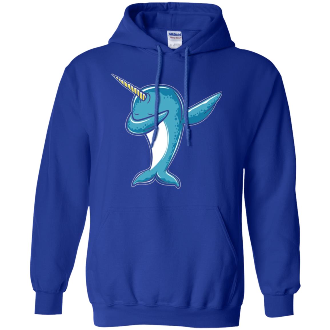 Dabbing Narwhal T-shirt Royal