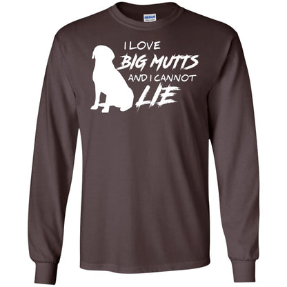 Dog Lover T-shirt I Love Big Mutts And I Cannot Lie Dark Chocolate