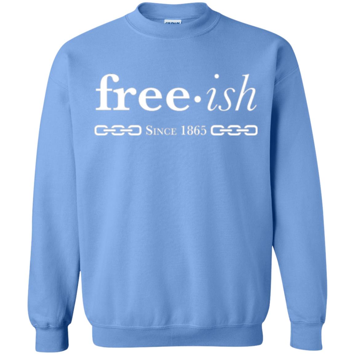 Free-ish Since 1865 Black Pride T-shirt Carolina Blue