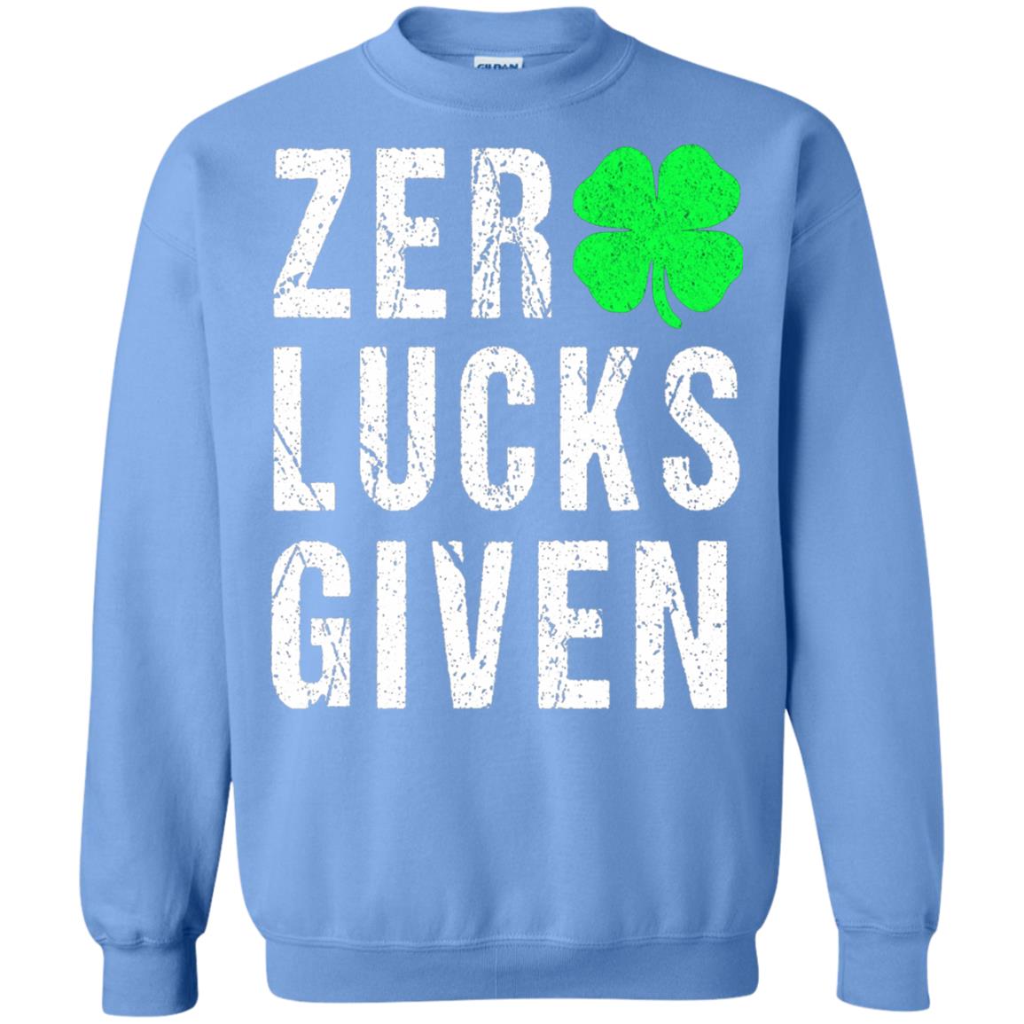 Shamrock Irish Funny Saint Patrick_s Day T-shirt Carolina Blue