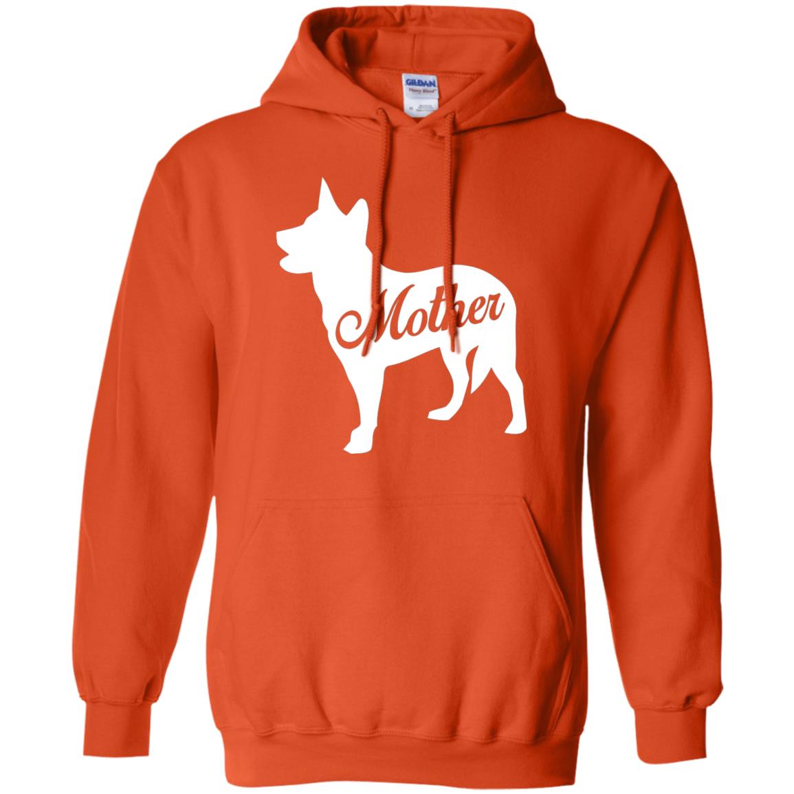 American Cattle Dog Mom T-shirt Orange