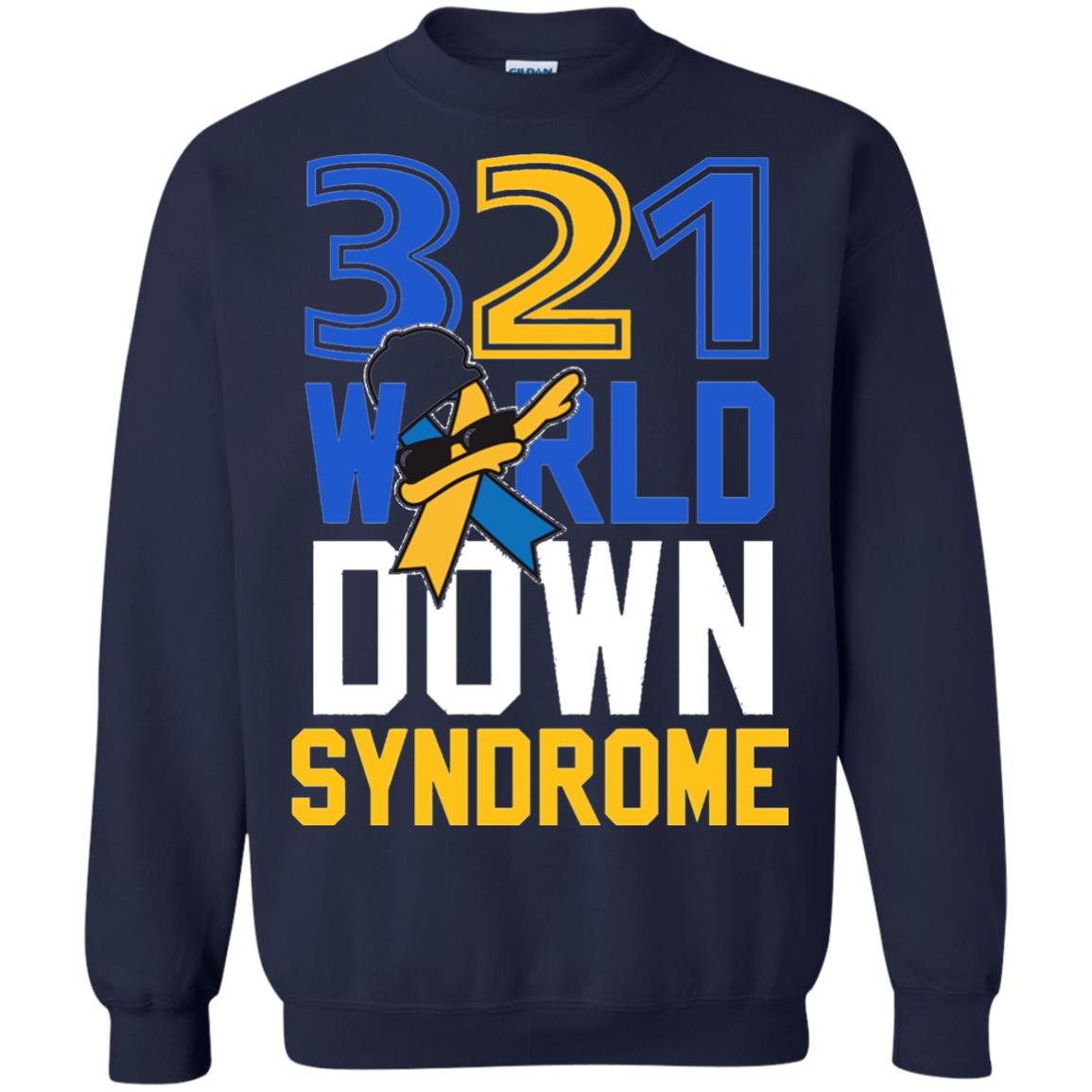 Awareness March 21 World Down Syndrome Day Shirt Navy