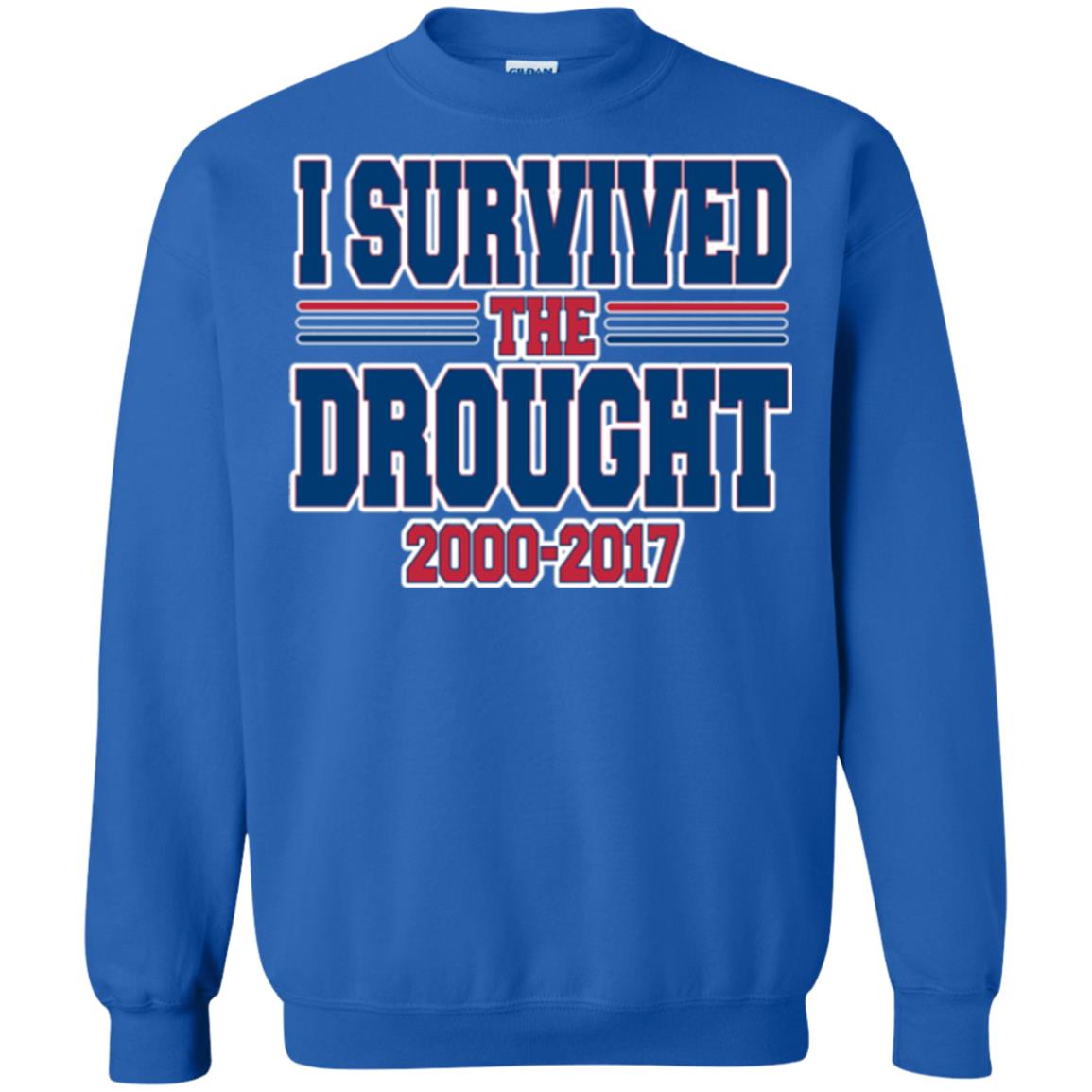 Buffalo Playoff T-shirt I Survived The Drought Royal
