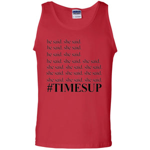 Women_s Right T-shirt Hashtag Times Up He Said She Said