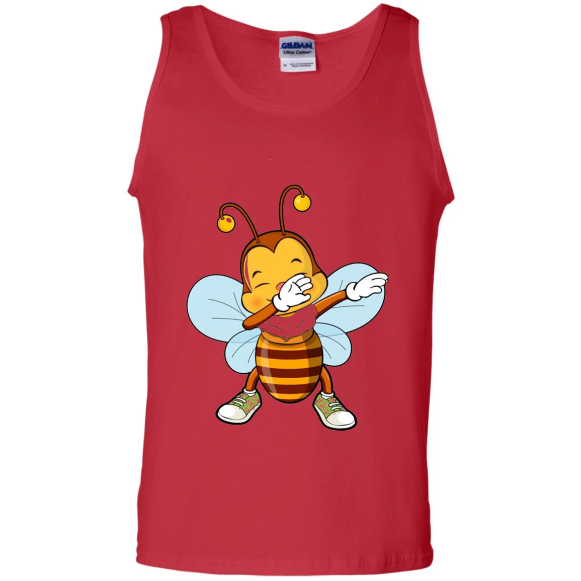 Dabbing Bee Dab Dancing Beekeeping Bee Lover T-shirt Red