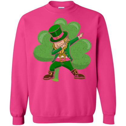 Funny Dabbing Leprechaun Shirt St Patricks Day T-shirt Heliconia