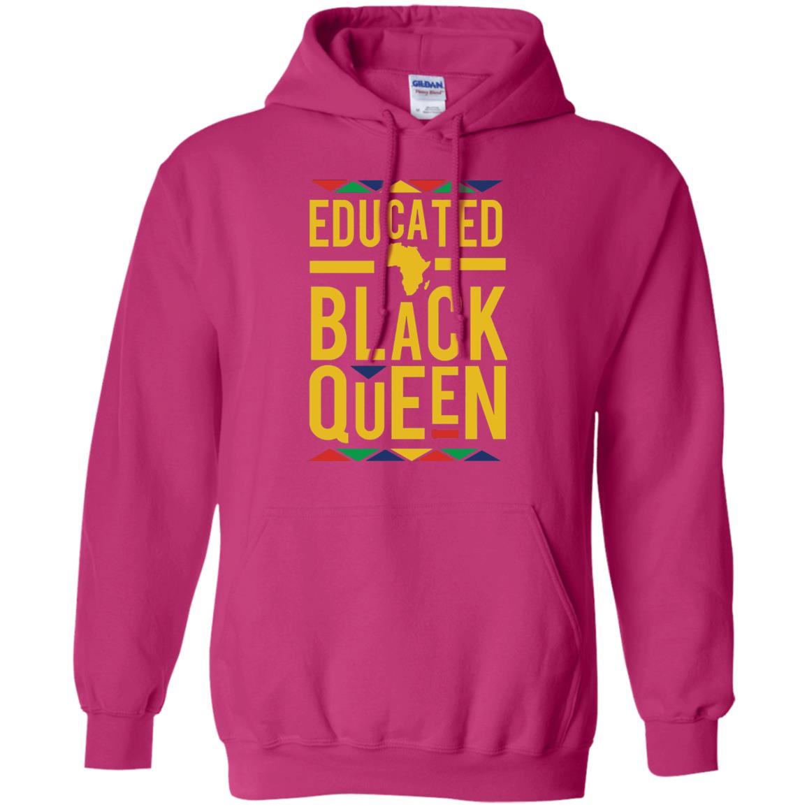 African Dna Pride T-shirt Dashiki Educated Black Queen Heliconia