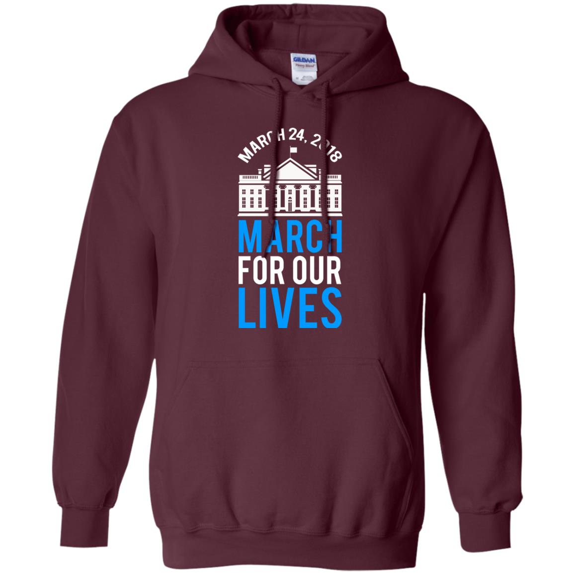 March For Our Lives March 24 2018 T-shirt Maroon