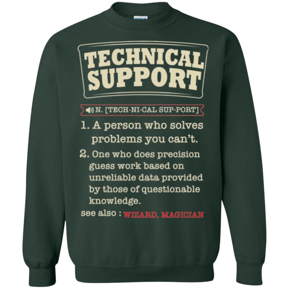 Computer Nerd T-shirt Technical Support Definition T-shirt Forest Green