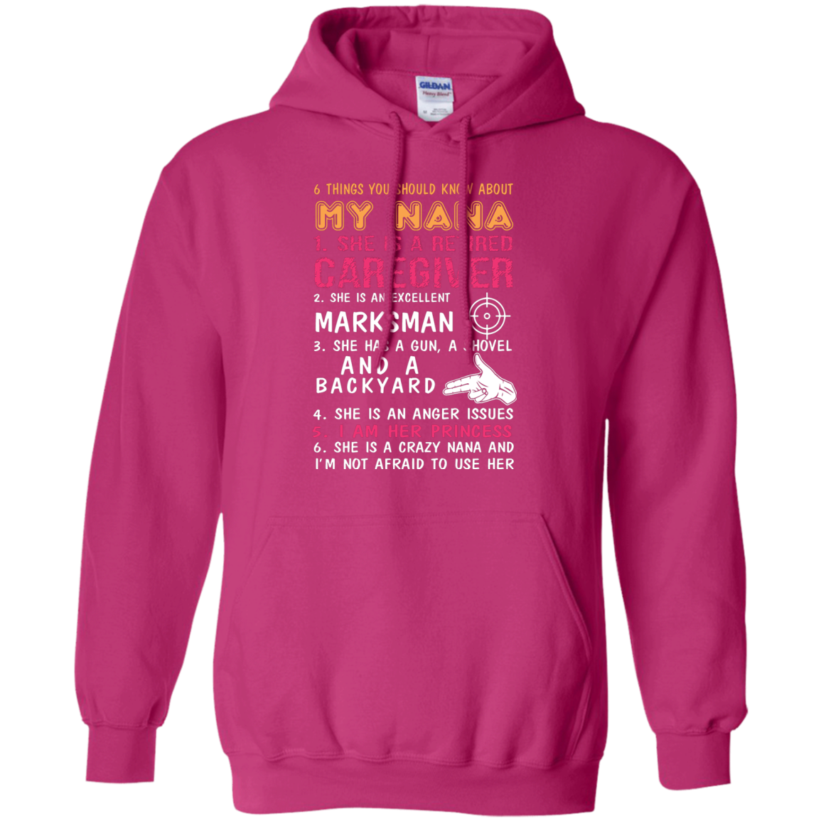 Family T-Shirt 6 Things You Should Know About My Nana Heliconia