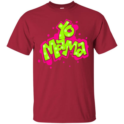 Yo Mama Fresh Princes Style 90s Hip Hop Party T-shirt Cardinal