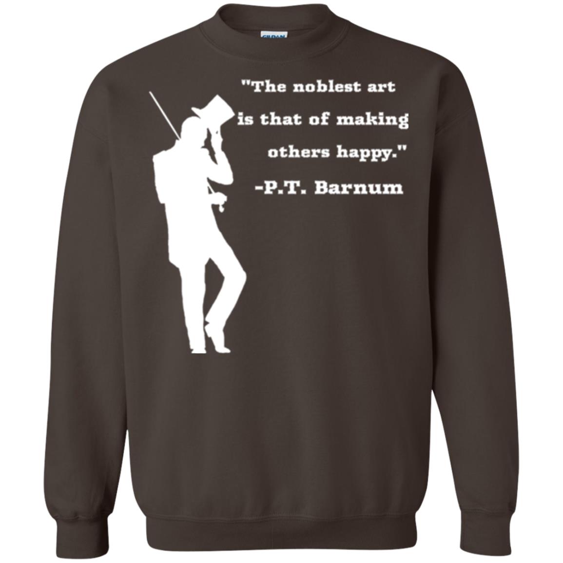 Circus Ring Master P.t. Barnum Quote T-shirt Dark Chocolate