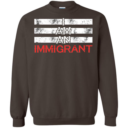 Migrant T-shirt I Am An Immigrant Dark Chocolate