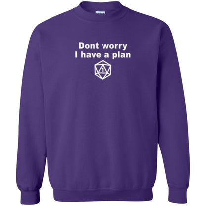 Gamer T-shirt Don_t Worry I Have A Plan Purple