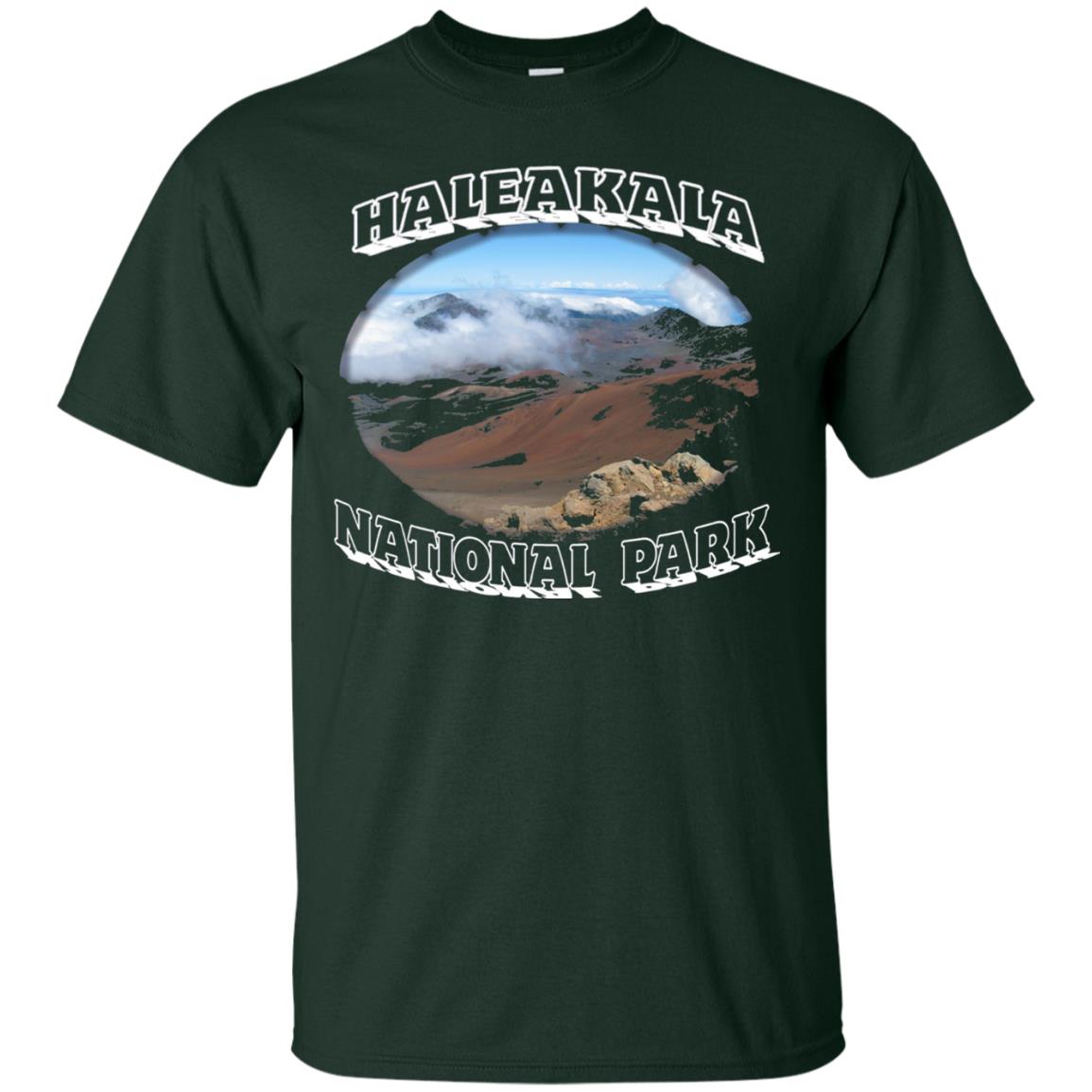 Mountain T-shirt Haleakala National Park Volcoana Forest Green