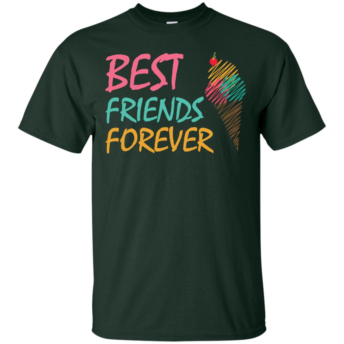 Best Friends Forever Ice Cream Lover T-shirt Forest