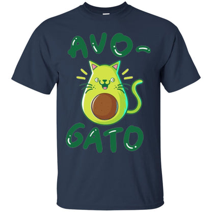 Cat Lovers T-shirt Avocado Avogato Navy