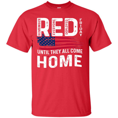 Nation Wear Red Day T-shirt Red Friday Until They All Come Home Red