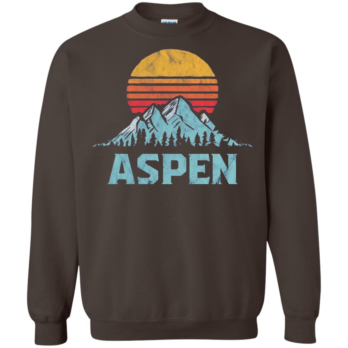 Aspen Mountain T-shirt Dark Chocolate