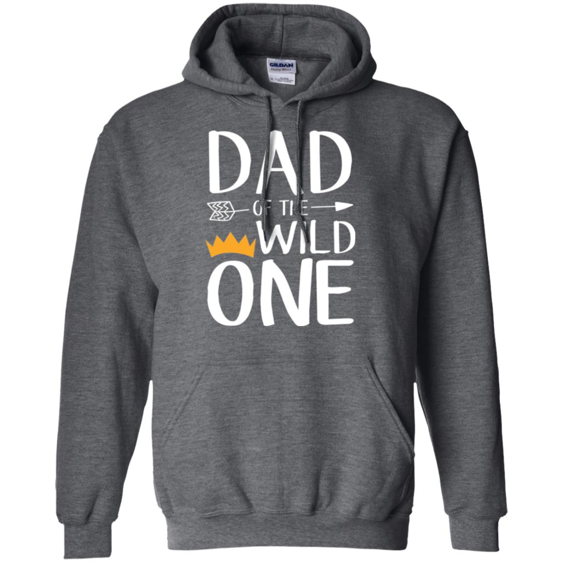 Dad Of The Wild One Daddy T-shirt Dark Heather