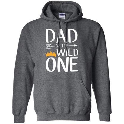 Dad Of The Wild One Daddy T-shirt Dark Heather