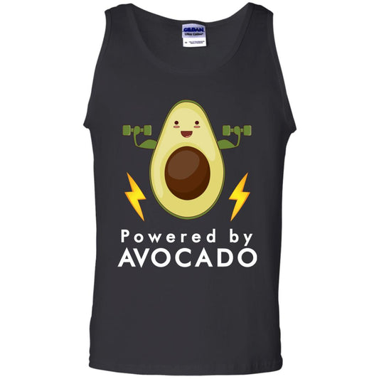 Powered By Avocado Fitness Shirt Black