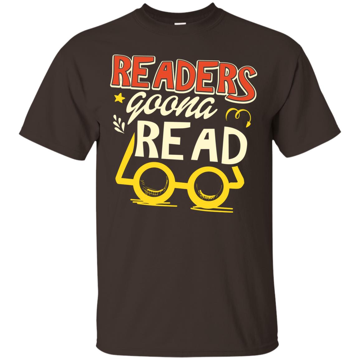 Readers Gonna Read Book Lover T-shirt Dark Chocolate