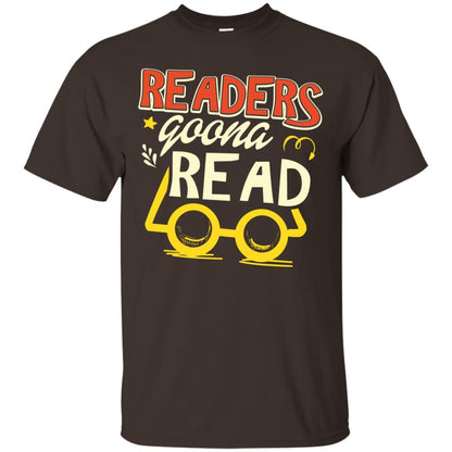 Readers Gonna Read Book Lover T-shirt Dark Chocolate