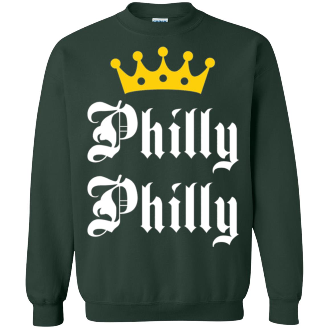 Football Lover T-shirt Philly Philly Philadelphia Football Fan Forest Green