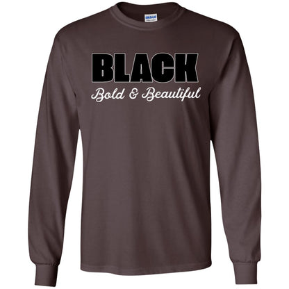 Black Bold And Beautiful Shirt Dark Chocolate