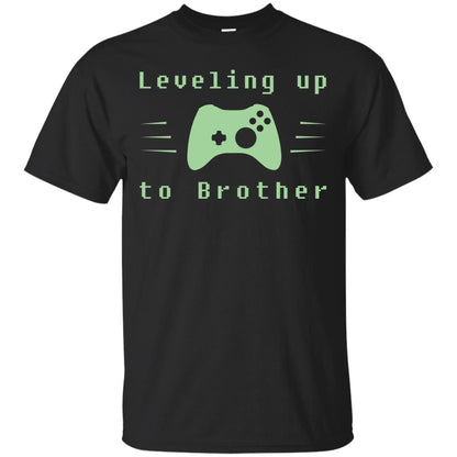 Rata-leveling Up To Brother Gaming Family Shirt Black