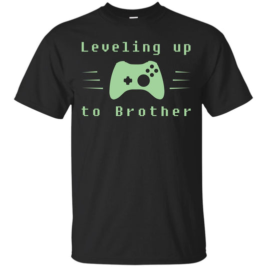 Rata-leveling Up To Brother Gaming Family Shirt Black