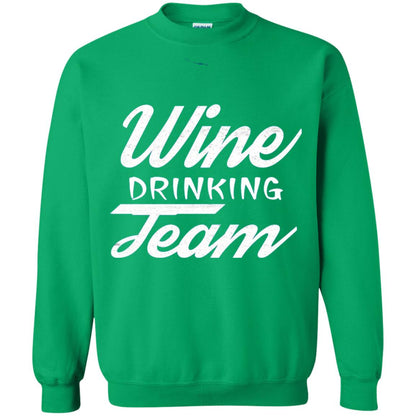 Wine Lover T-shirt Wine Drinking Team Irish Green