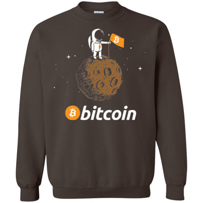 Bitcoin T-shirt Featuring Astronaut Dark Chocolate