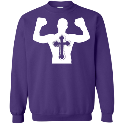 Christian Gym Exercise Workout T-shirt Purple