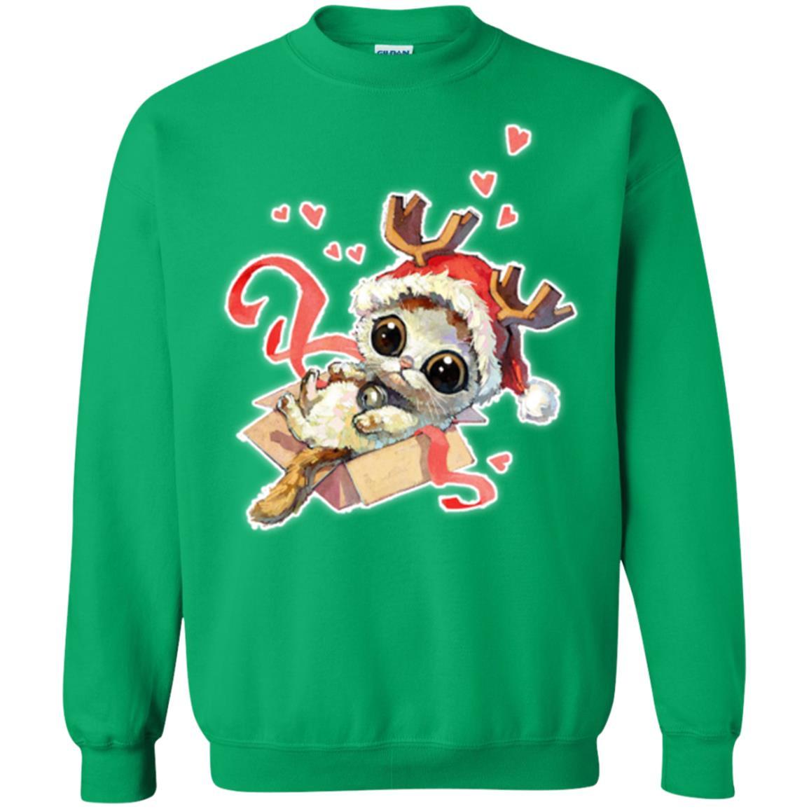 Cat Lover T-shirt Merry Christmas Irish Green