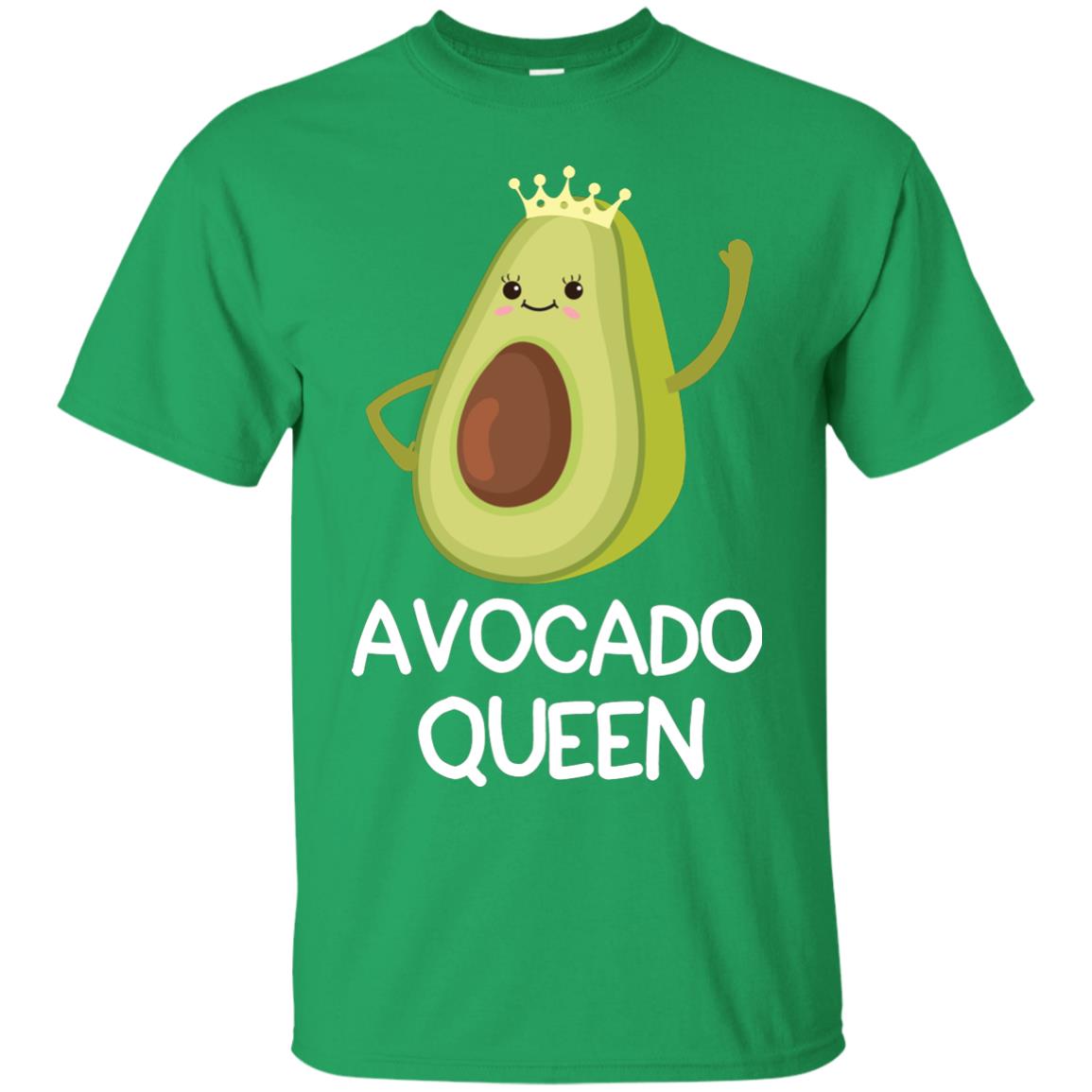 Avocado Queen Vegetarian Shirt For Girls Irish Green