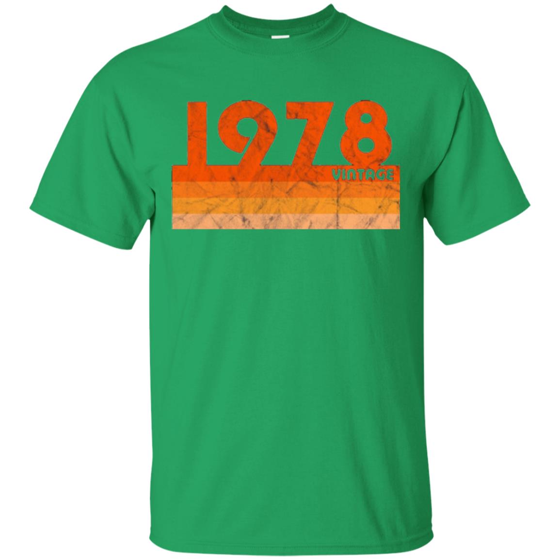 Vintage Retro 1978 T-shirt 40 Years Old Gift T-shirt Irish Green