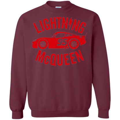 Pixar Cars Lightning 95 Mcqueen Vintage Graphic T-shirt Maroon