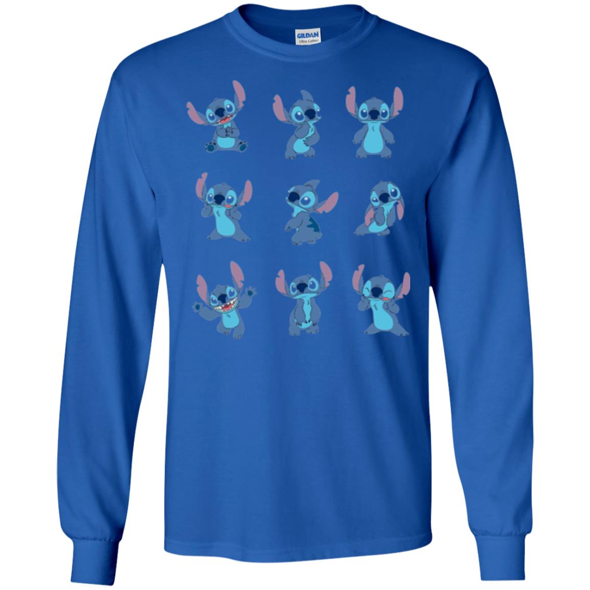 Stitch T-shirt Disney Many Moods Royal