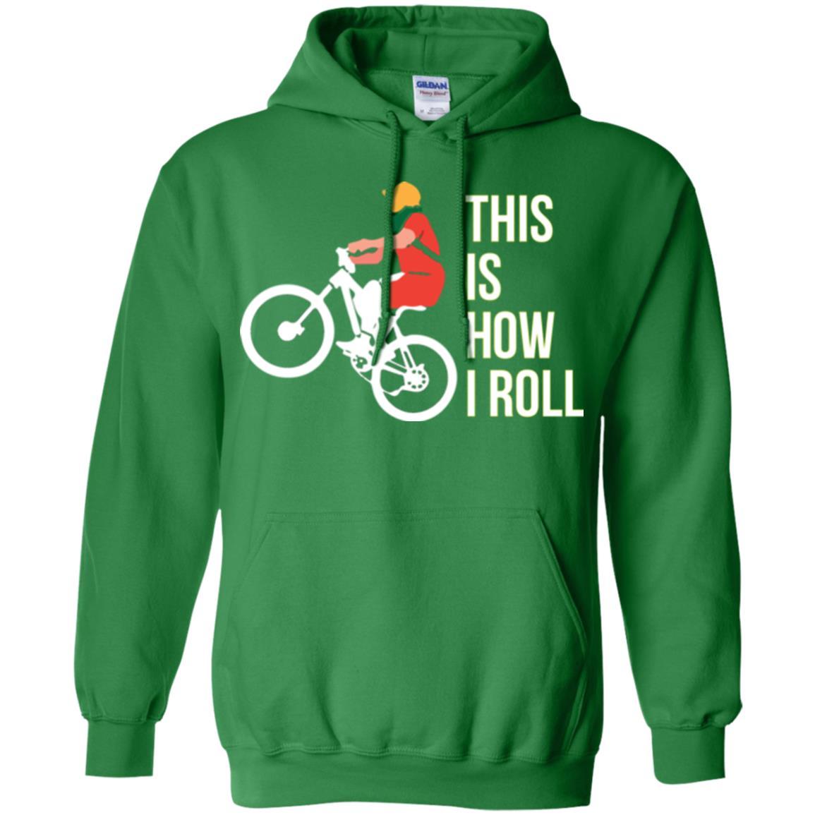 Bicycle T-shirt This Is How I Roll Irish Green