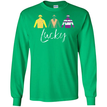 Derby Jockey Shirt Lucky Derby Apparel Derby Irish Green