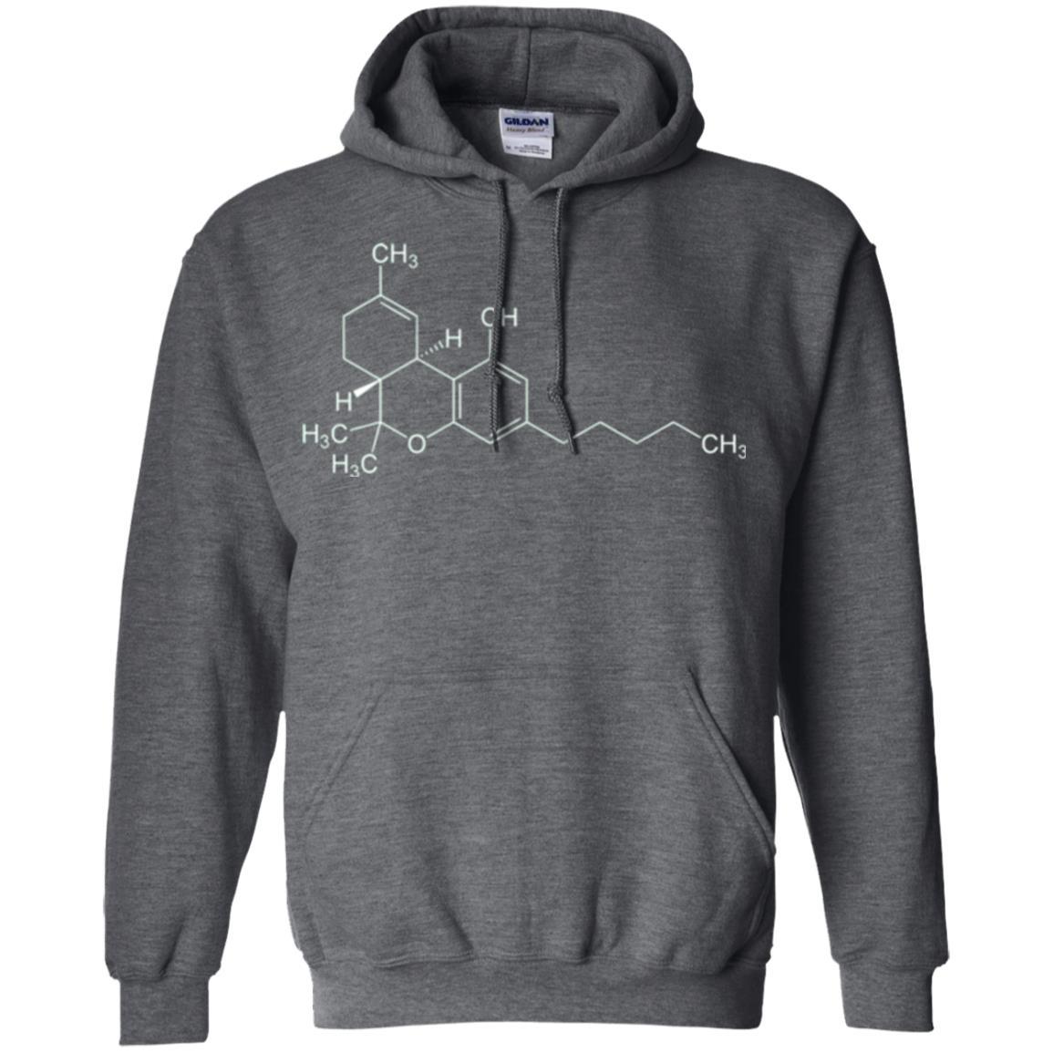 Cannabis T-shirt Thc Molecule Tetrahydrocannabinol