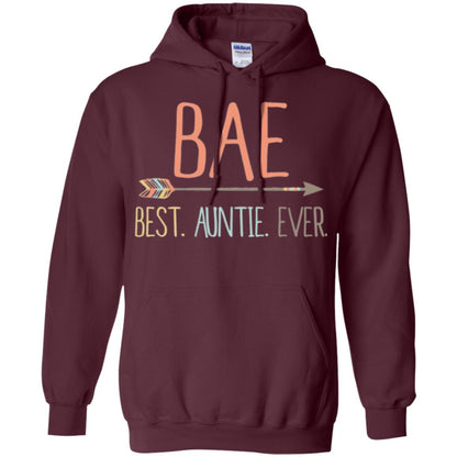 Bae T-shirt Best Auntie Ever Maroon
