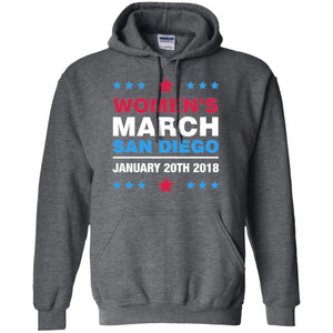 Women's March San Diego January 20th 2018 Protest Women's Right T-shirt